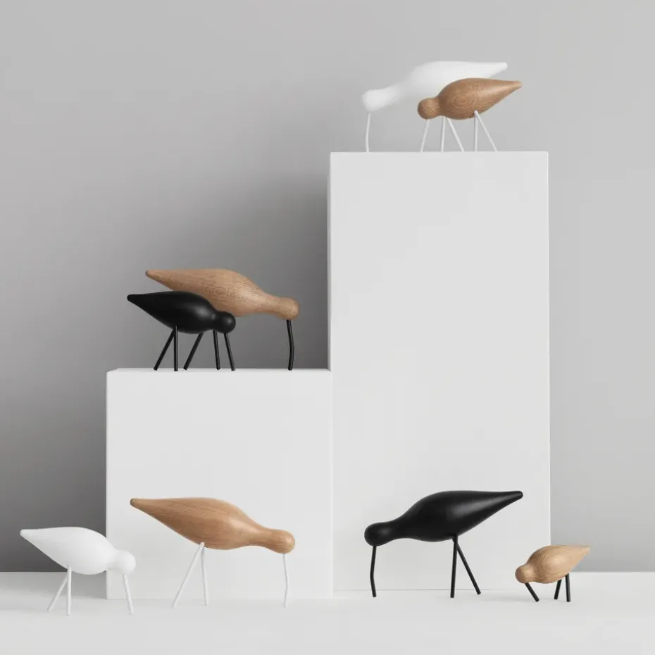 Figura Shorebird roble-blanco, mediana