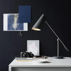 Flexo Birdy, gris-metálico