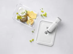 Fresh & save fiambrera al vacío rectangular 2 L, Vidrio borosilicatado