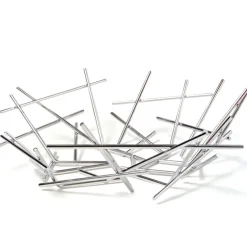 Frutero Blow up, acero inoxidable