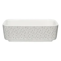 Fuente de horno Mainio Sarastus 2,5 l, Negro-blanco