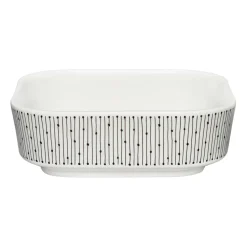 Fuente de horno Mainio Sarastus 0,7 l, Negro-blanco