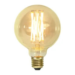 Fuente de luz E27 LED Vintage 3,7 W, Dorado