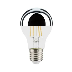 Fuente de luz LED Top Mir E27, transparente/plata, 2700K 680lme 7W