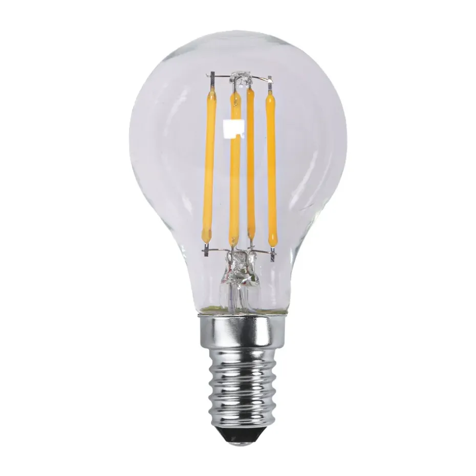 Fuente de luz regulable Lit E14 250lm LED filament, Transparente, 3000K