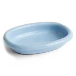 Fuente de servir Barro ovalada, Light blue, small 20x27,5 cm