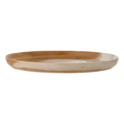 Fuente de servir Dahlia Ø32,5 cm, marrón
