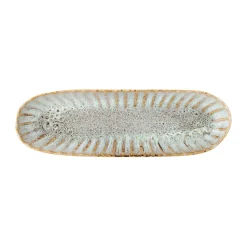 Fuente de servir Fleur 12x37,5 cm, Natural