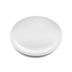Fuente de servir Rhombe ovalado 35x26,5 cm, blanco