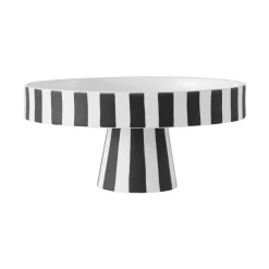 Fuente de servir Toppu Ø20 cm, negro-blanco