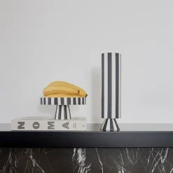 Fuente de servir Toppu Ø20 cm, negro-blanco
