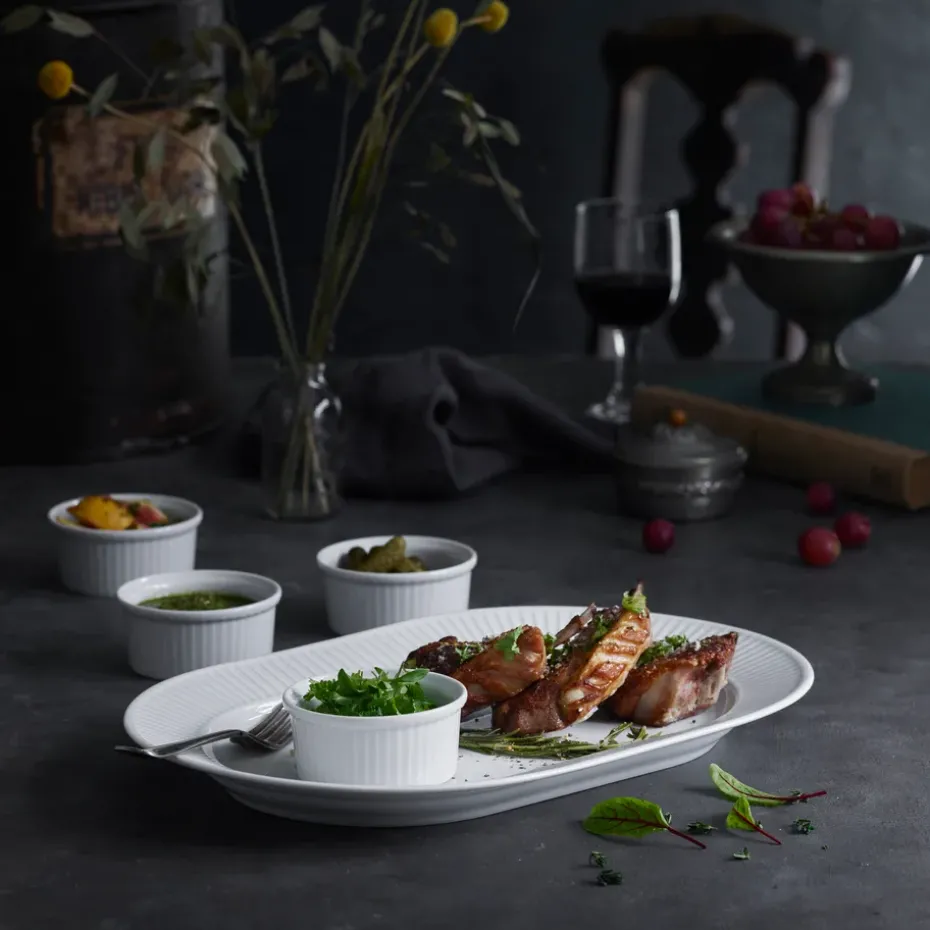 Fuente de soufflé Pillivuyt 30 cl, blanco