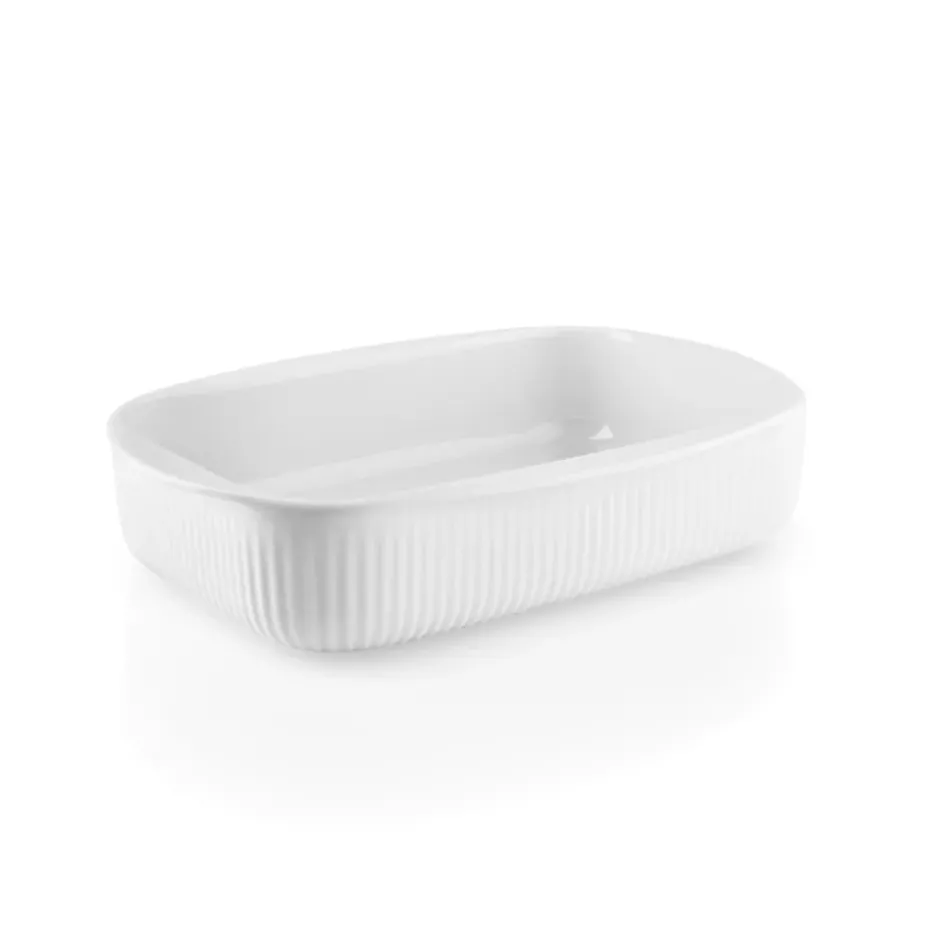 Fuente para horno Eva Trio Legio Nova blanco, 16,5x24 cm