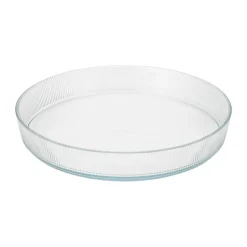 Fuente para horno Pilastro transparente, Ø28 cm