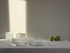Fuente para horno Pilastro transparente, Ø28 cm