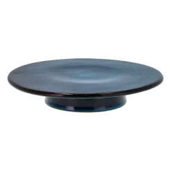 Fuente para tartas con pie Bitz Ø30 cm, Azul oscuro