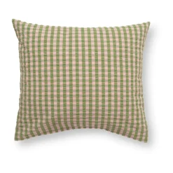 Funda de almohada Bæk&Bølge 50x60 cm, Verde-rosa claro