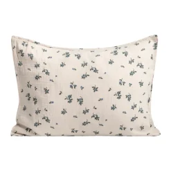 Funda de almohada Blueberry Muslin, 50x70 cm