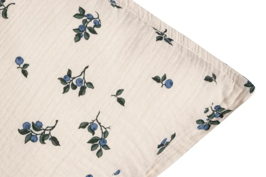 Funda de almohada Blueberry Muslin, 50x70 cm