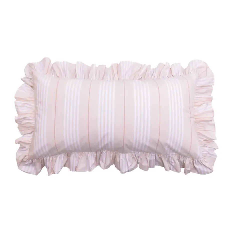 Funda de almohada Camicia Balza, Rosa claro, 50x90 cm