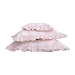 Funda de almohada Camicia Balza, Rosa claro, 50x90 cm