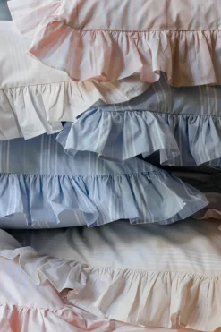 Funda de almohada Camicia Balza, Rosa claro, 50x90 cm