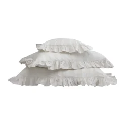 Funda de almohada Camicia Balza, Beige, 50x90 cm