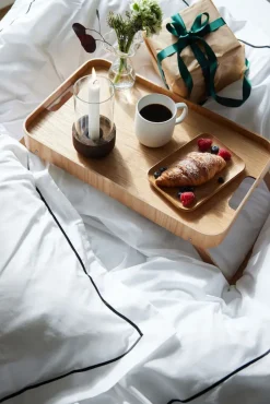 Funda de almohada Carl 50x60 cm, Blanco