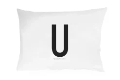 Funda de almohada Design Letters 70x50 cm, U