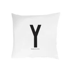 Funda de almohada Design Letters 63x60 cm, Y