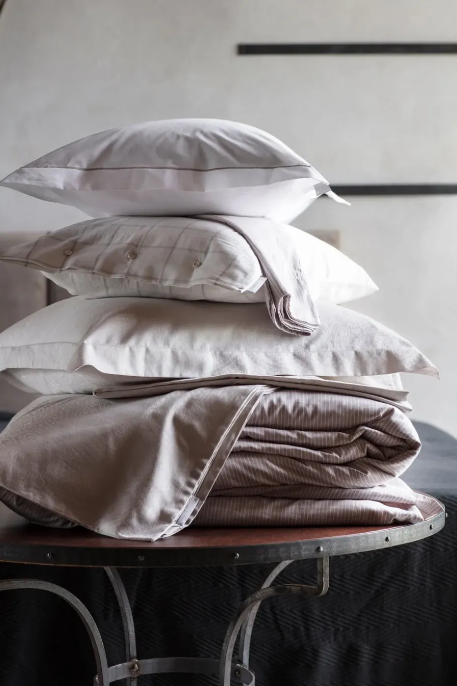 Funda de almohada Hotel Light Flannel 50x90 cm, blanco-beige claro