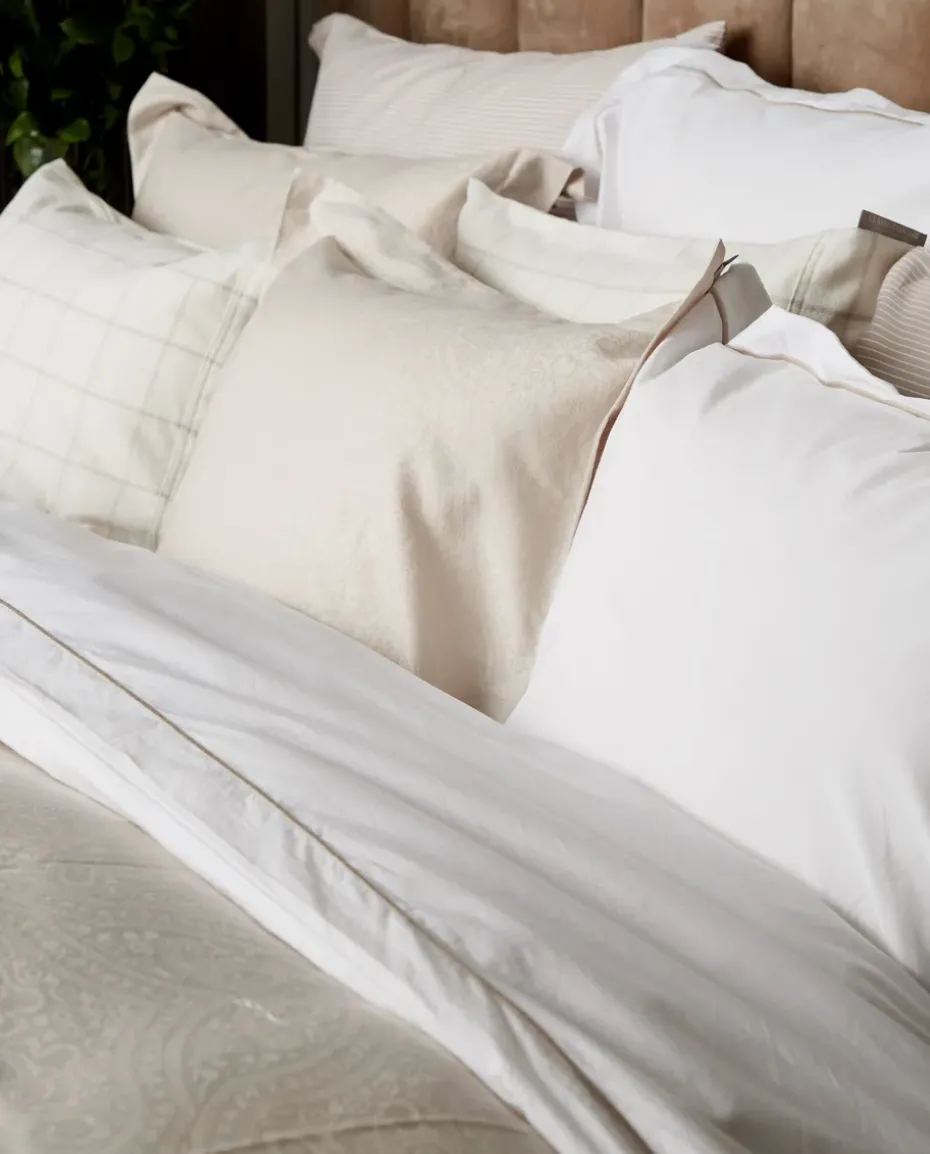 Funda de almohada Hotel Light Flannel 50x90 cm, blanco-beige claro