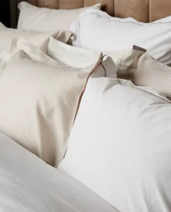 Funda de almohada Hotel Percale 65x65 cm, blanco-beige claro