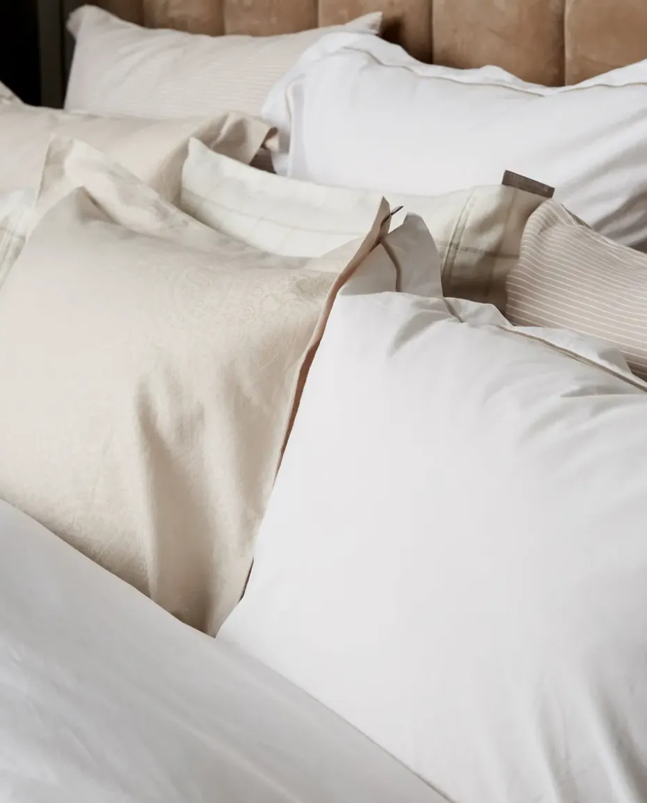 Funda de almohada Hotel Percale 65x65 cm, blanco-beige claro