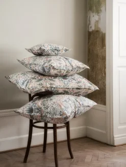 Funda de almohada Morris & Co. Strawberry Thief, Verde, 50x90 cm