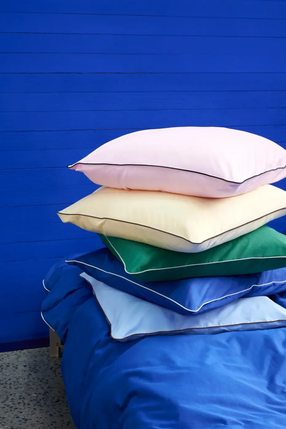 Funda de almohada Outline 50x60 cm, Vivid blue