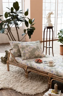 Funda de almohada Plumbago Muslin, 50x70 cm