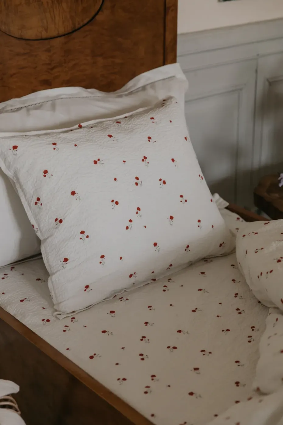 Funda de almohada Poppy Seersucker, 50x60 cm