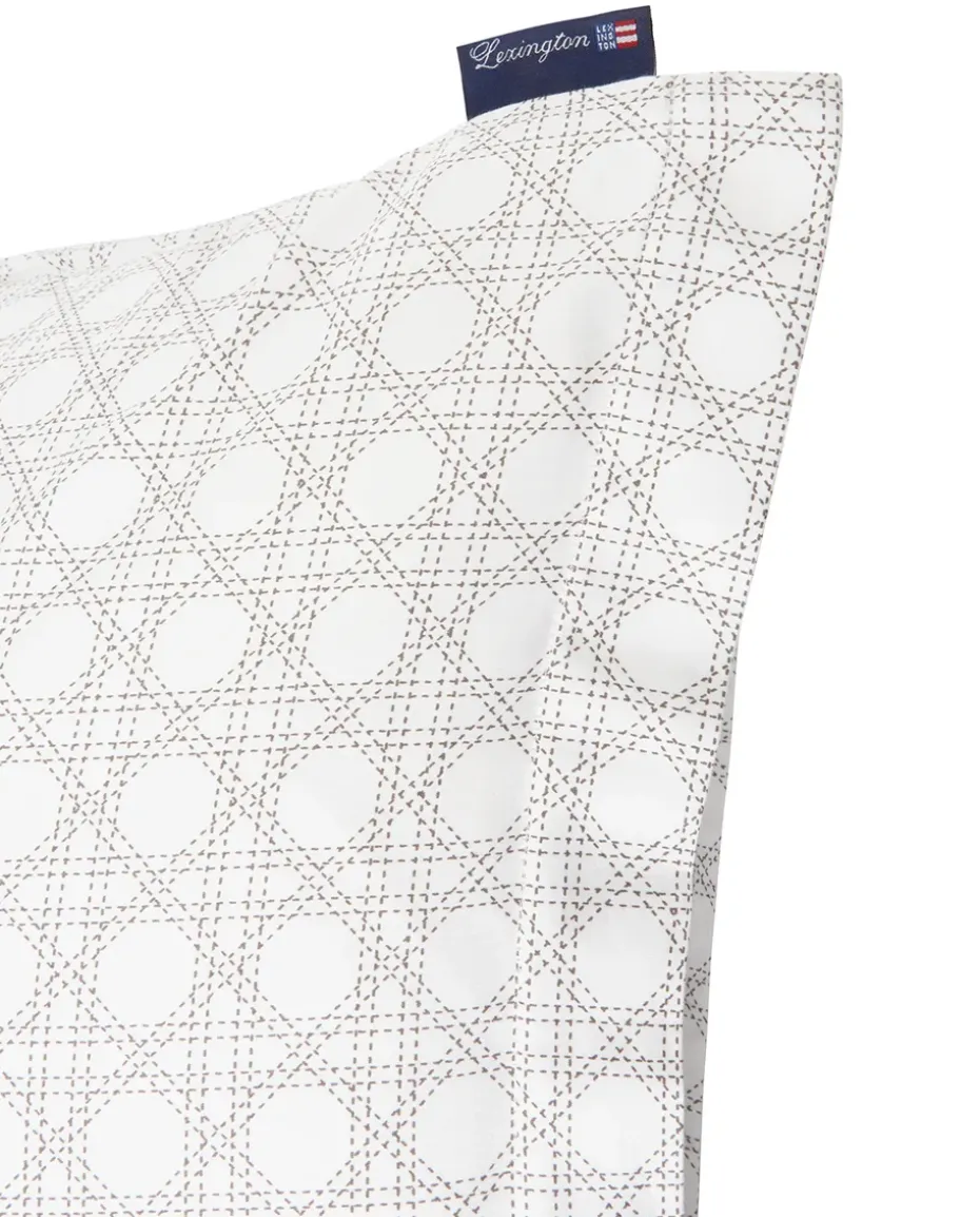 Funda de almohada Rattan Printed 50x60 cm, White