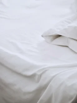 Funda de almohada Satina EKO, Blanco, 50x60 cm