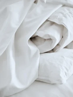 Funda de almohada Satina EKO, Blanco, 50x60 cm