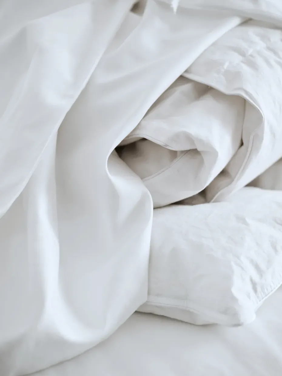 Funda de almohada Satina EKO, Blanco, 50x60 cm