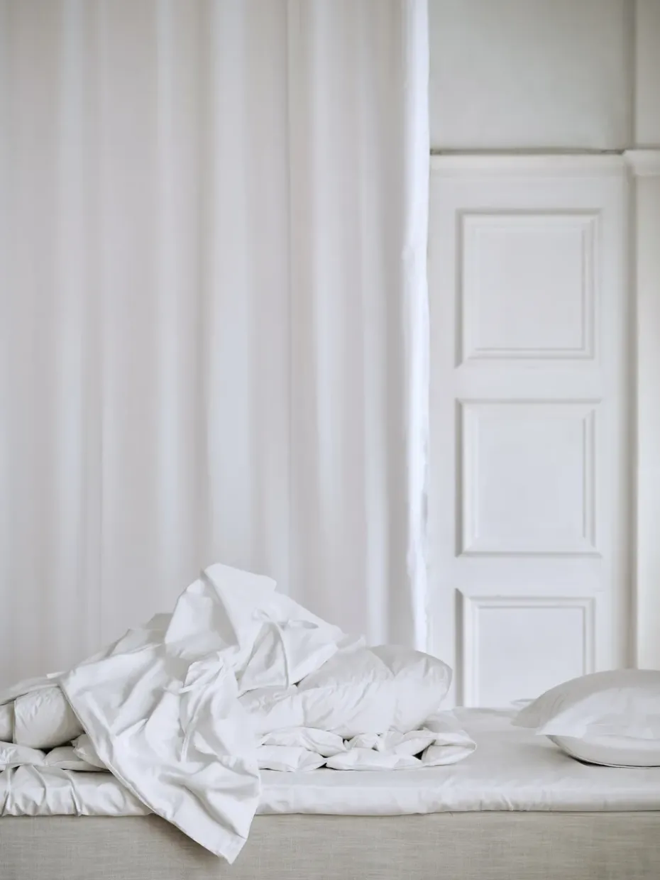 Funda de almohada Satina EKO, Blanco, 50x60 cm