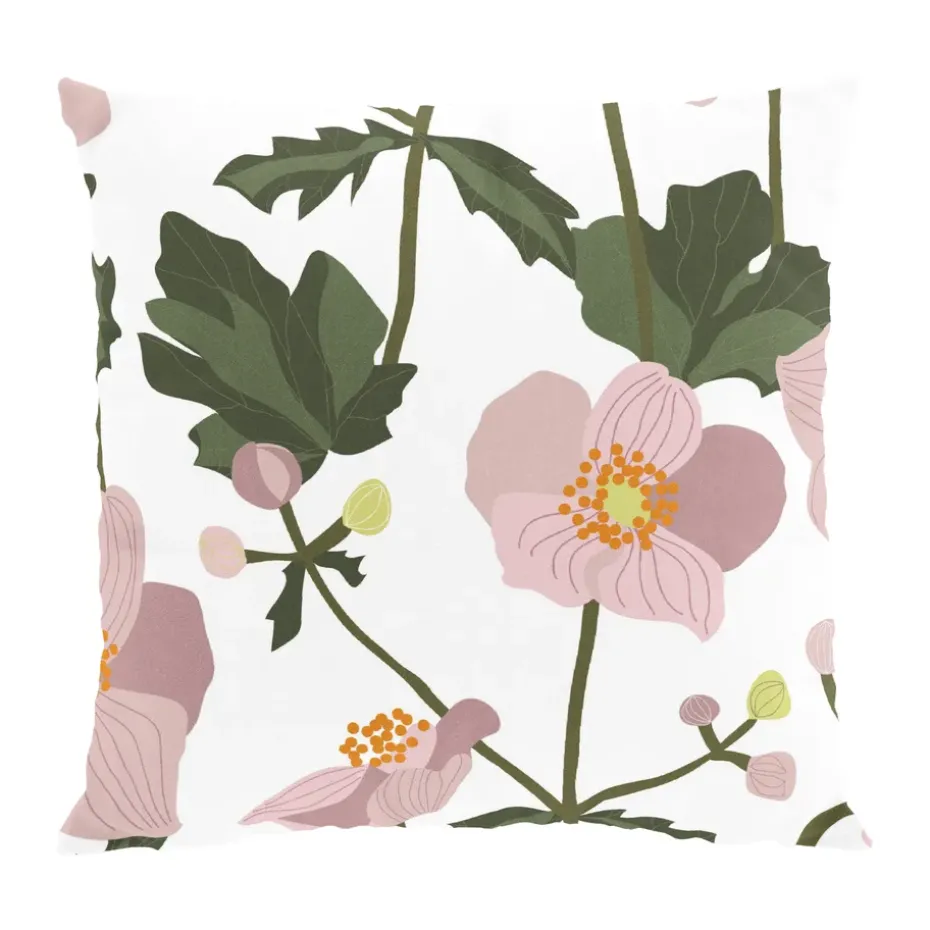 Funda de cojín Anemon 47x47 cm, Rosa