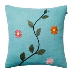 Funda de cojín Bloom 50x50 cm, Heaven Blue