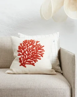 Funda de cojín Coral 50x50 cm, Orange