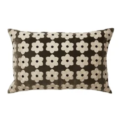 Funda de cojín Daisy 40x60 cm, Taupe