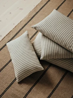 Funda de cojín Karen, Light beige-black, 50x50 cm