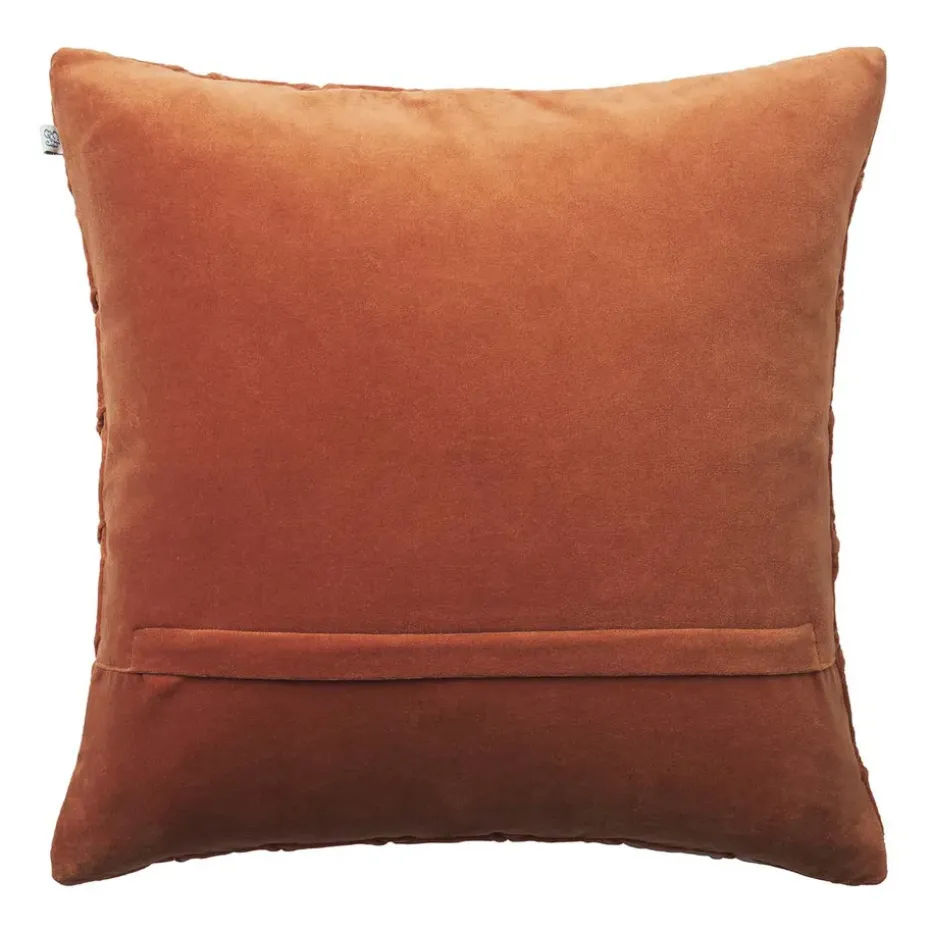 Funda de cojín Roma 50x50 cm, Terracotta-forest green