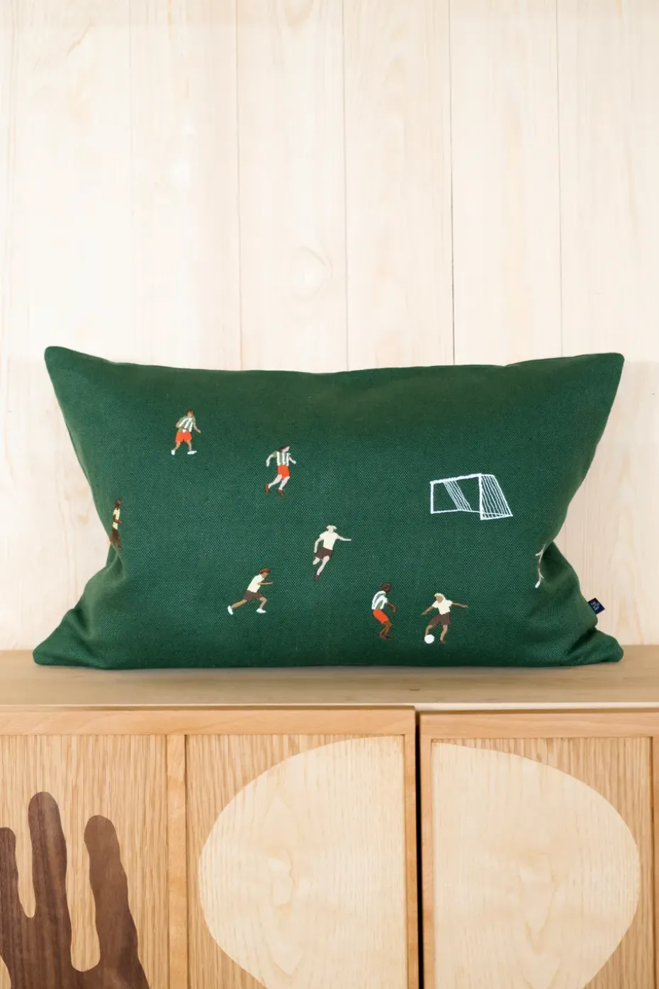 Funda de cojín Soccer Pieboll 58x38 cm, Green